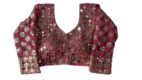 Designer Mirror Work Blouse – Bridal & Party Wear Blouse Design