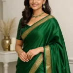 Which Colour Blouse to Wear with a Green Saree
